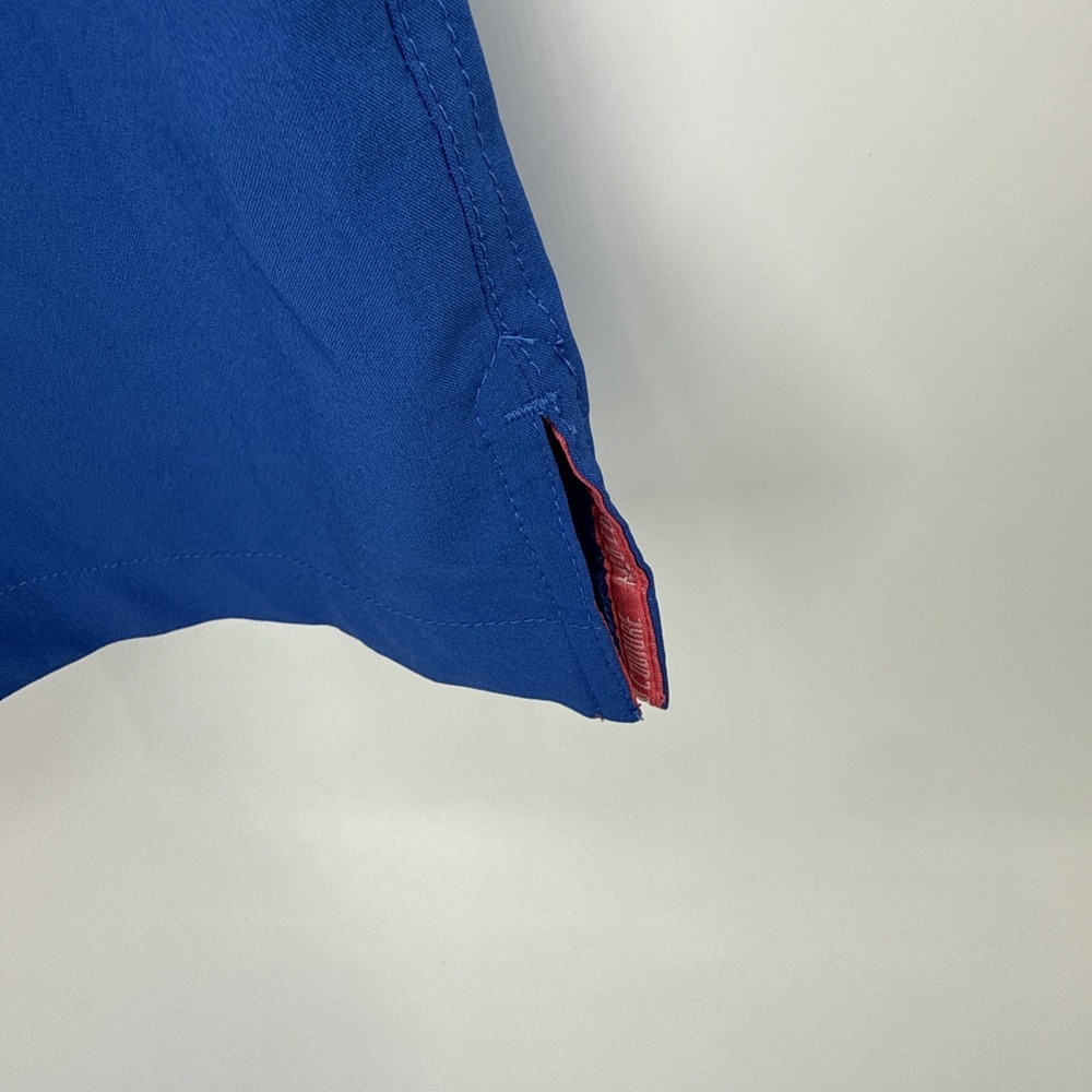 Med Couture Scrub Women's Small Tall Straight Leg Pull-on Pants Royal Blue - Picture 5 of 8